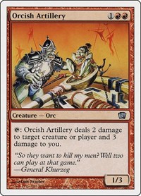 Orcish Artillery, 8th Edition