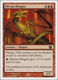 Shivan Dragon, 8th Edition