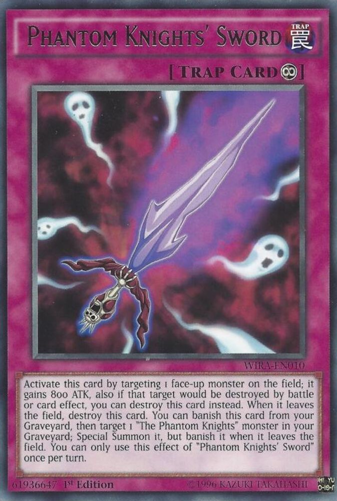 Phantom Knights' Sword, 1st-edition, front