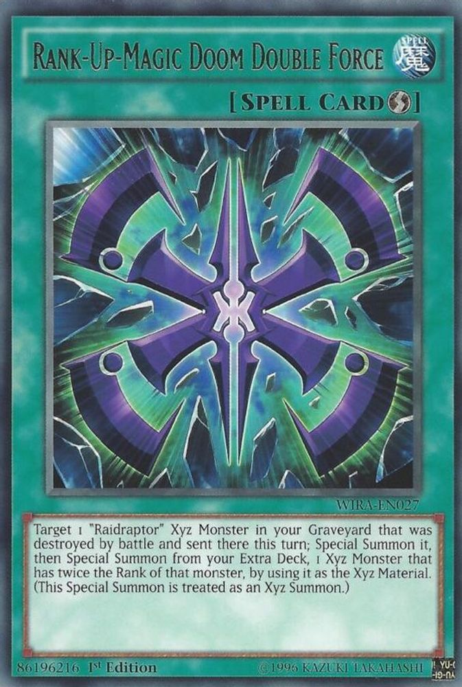 Rank-Up-Magic Doom Double Force, 1st-edition, front