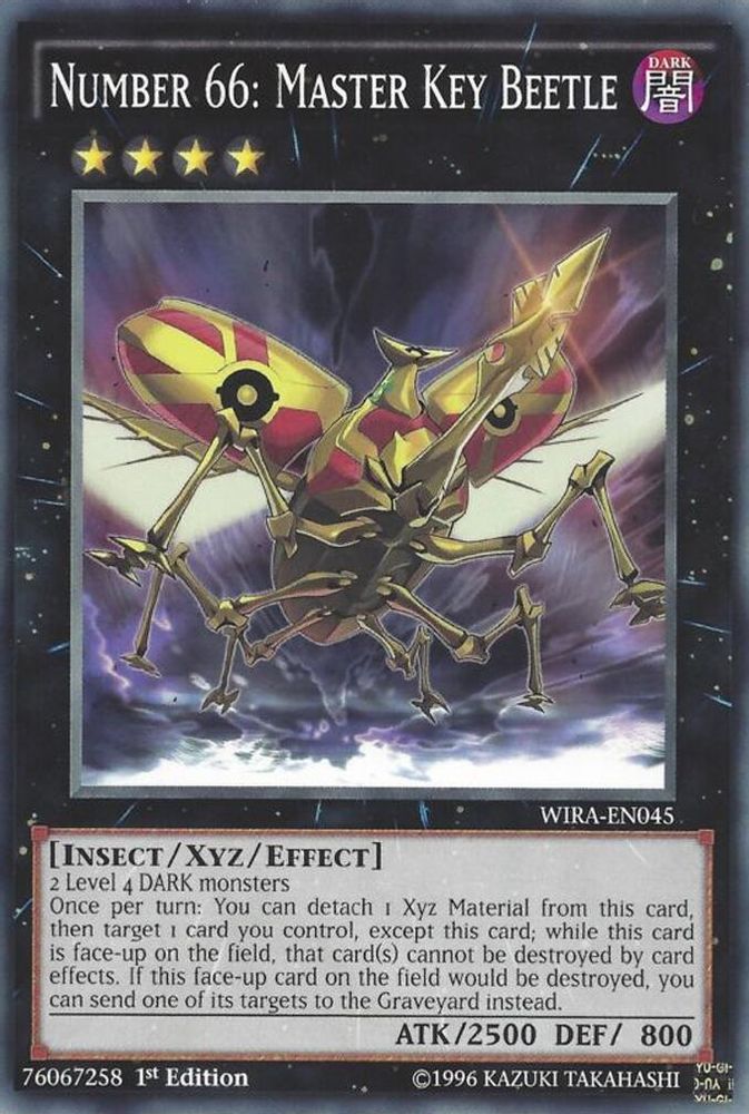Number 66: Master Key Beetle, 1st-edition, front