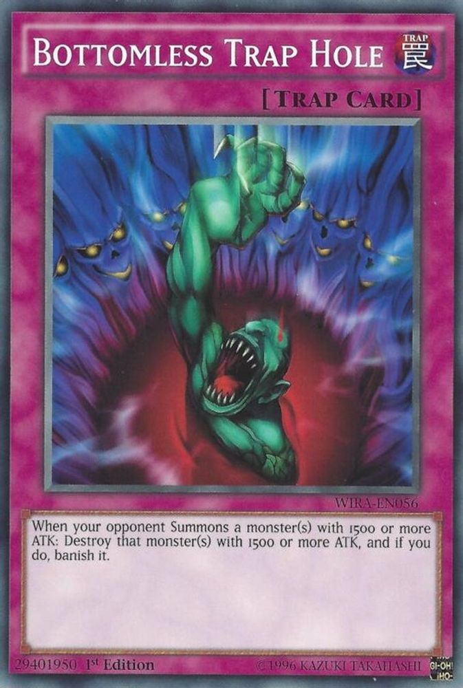 Bottomless Trap Hole, 1st-edition, front