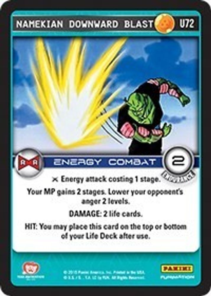 Namekian Downward Blast, Standard, front