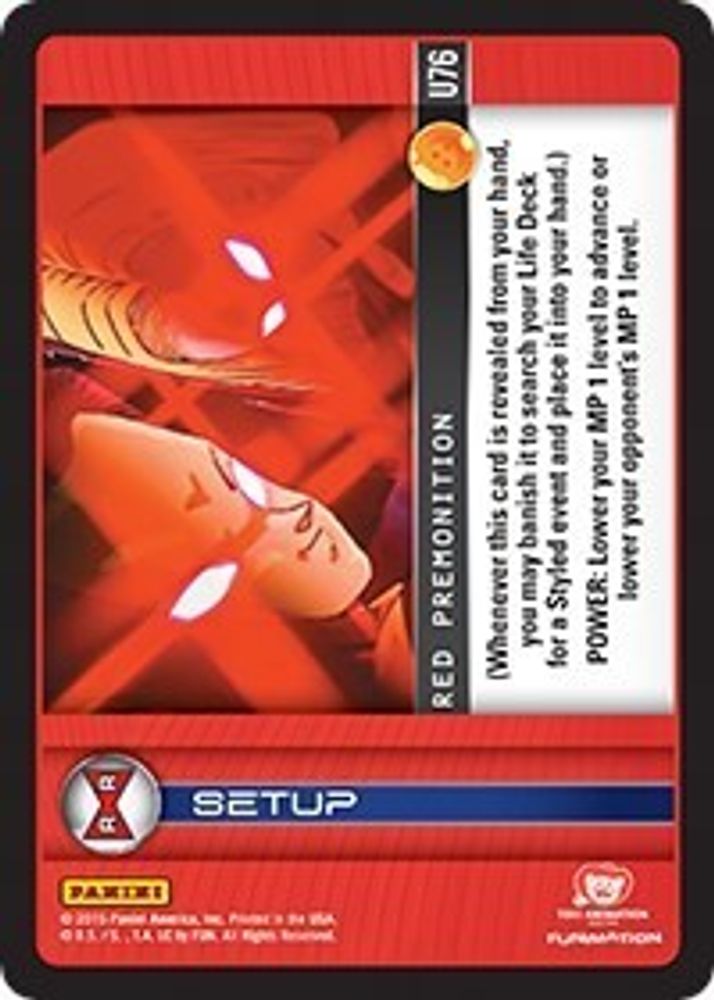 Red Premonition, Standard, front