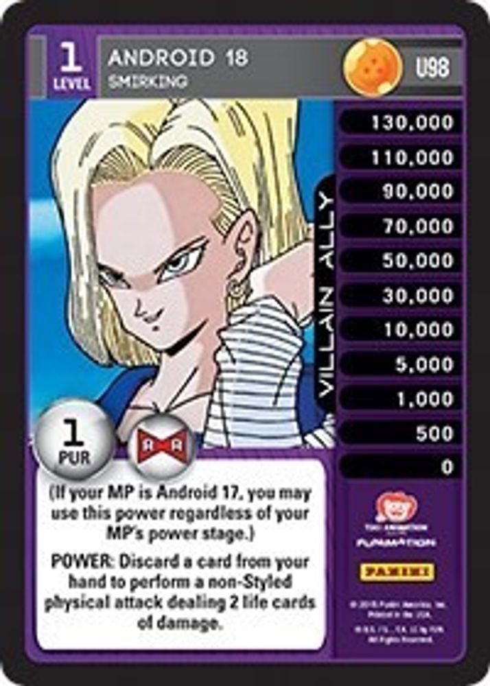 Android 18 - Smirking, Standard, front
