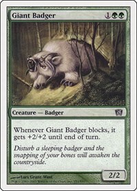 Giant Badger, 8th Edition
