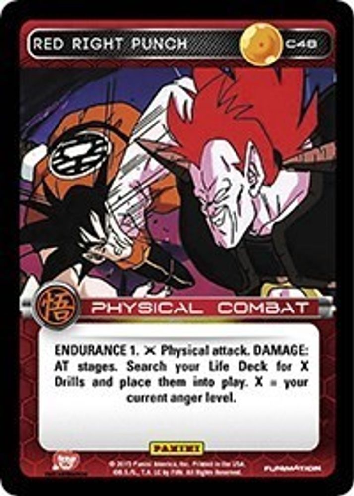 Red Right Punch, Standard, front