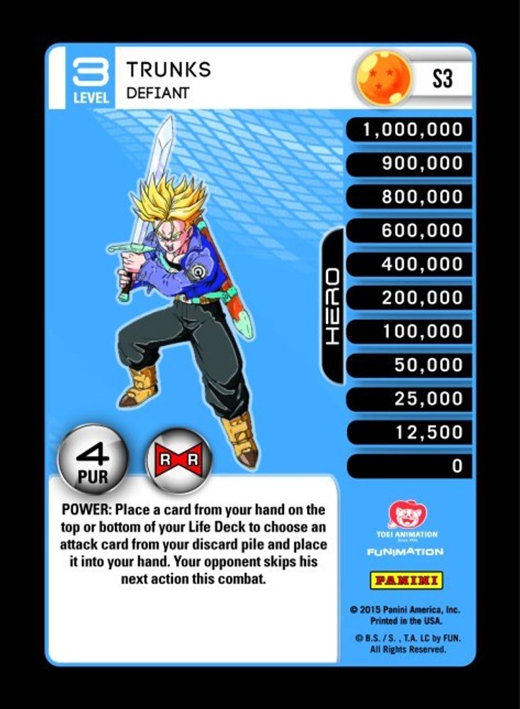 Trunks - Defiant (Rainbow Parallel Foil), Standard, front