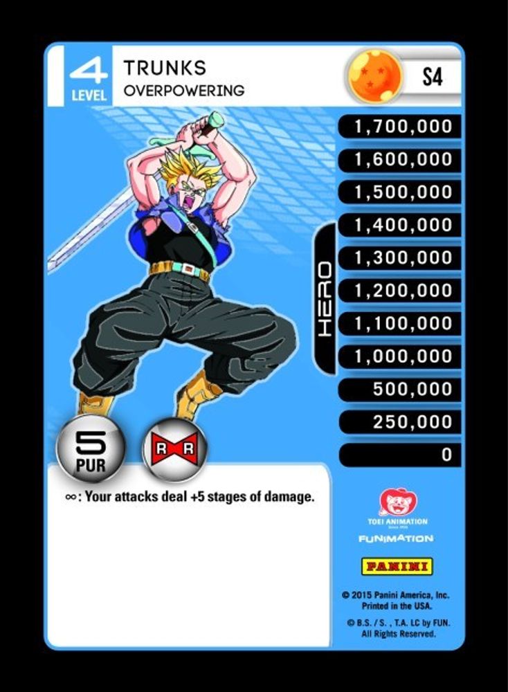 Trunks - Overpowering (Rainbow Parallel Foil), Standard, front
