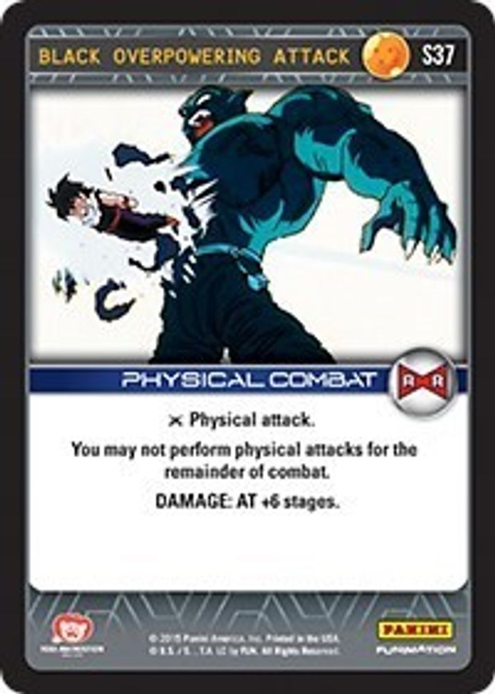 Black Overpowering Attack, Standard, front