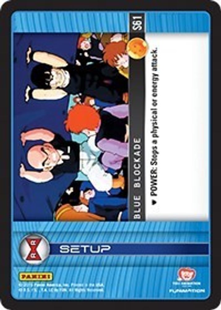 Blue Blockade, Standard, front