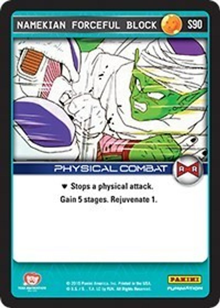 Namekian Forceful Block, Standard, front