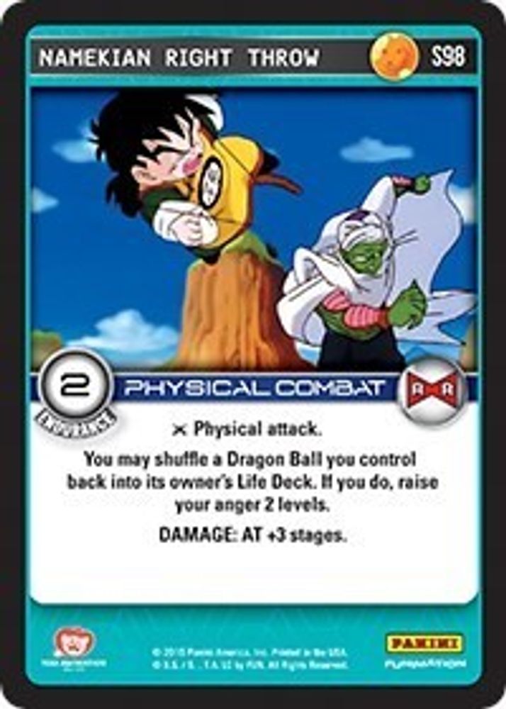 Namekian Right Throw, Standard, front