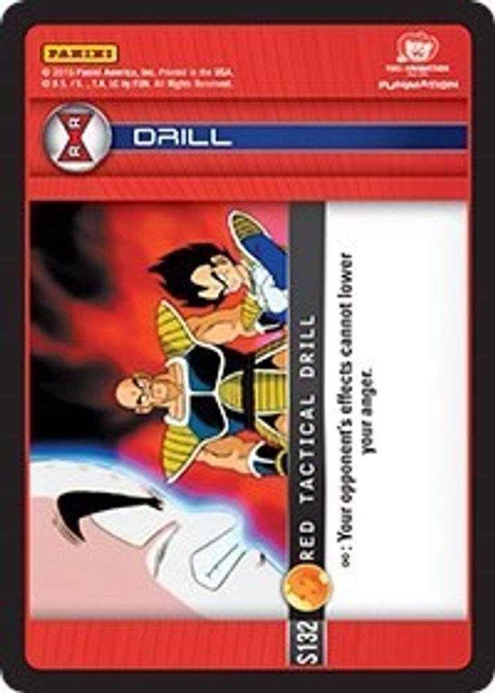 Red Tactical Drill, Standard, front