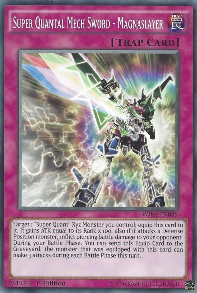 Super Quantal Mech Sword - Magnaslayer, 1st-edition, front