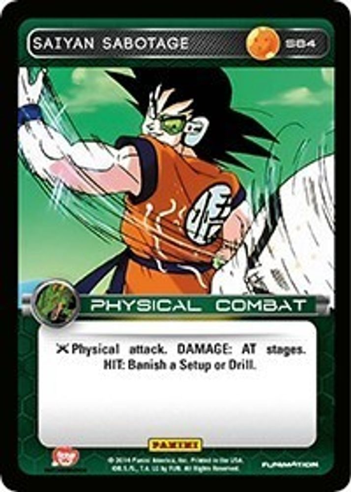 Saiyan Sabotage, Standard, front