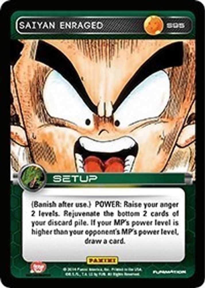 Saiyan Enraged, Standard, front