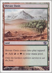 Shivan Oasis, 8th Edition
