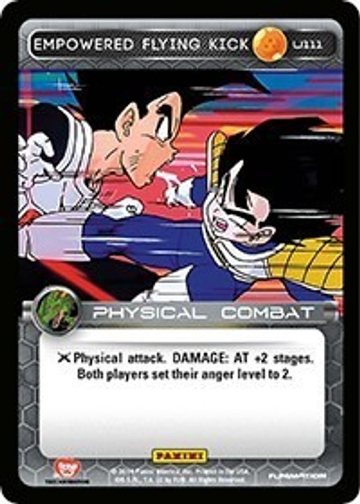 Empowered Flying Kick, Standard, front