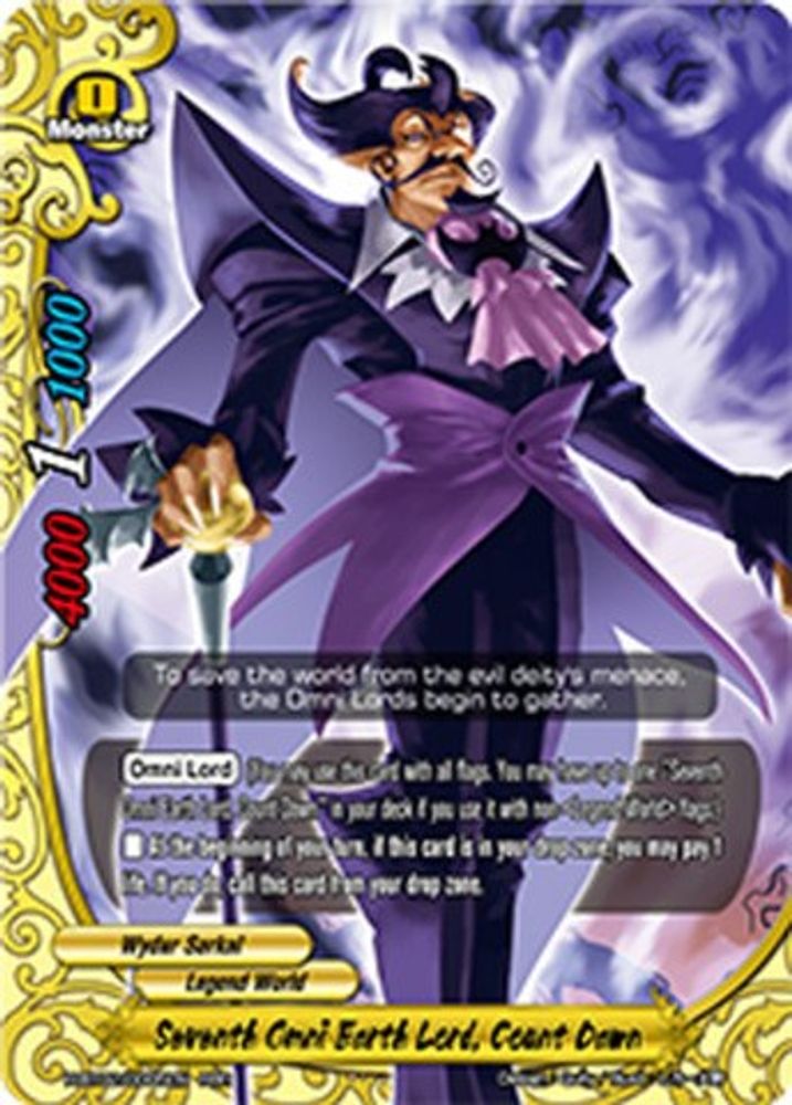 Seventh Omni Earth Lord, Count Dawn, Standard, front