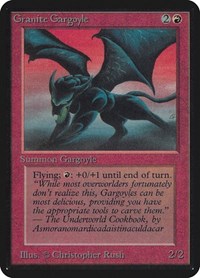 Granite Gargoyle, Alpha Edition