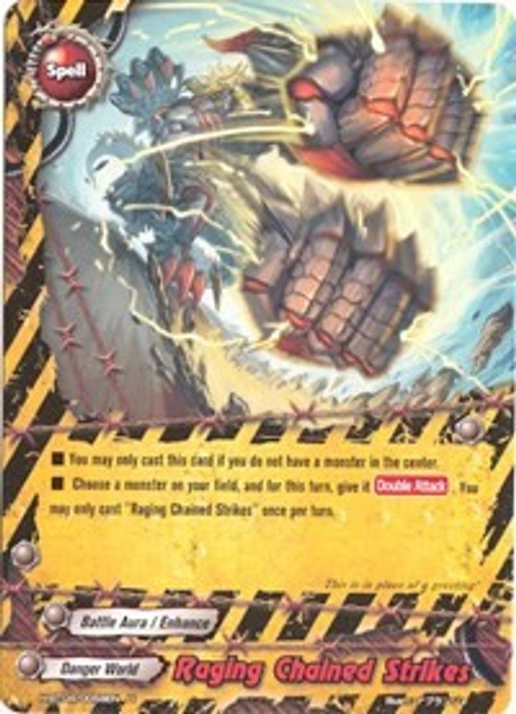 Raging Chained Strikes, Standard, front