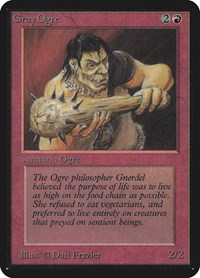 Gray Ogre, Alpha Edition