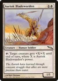 Auriok Bladewarden, Mirrodin