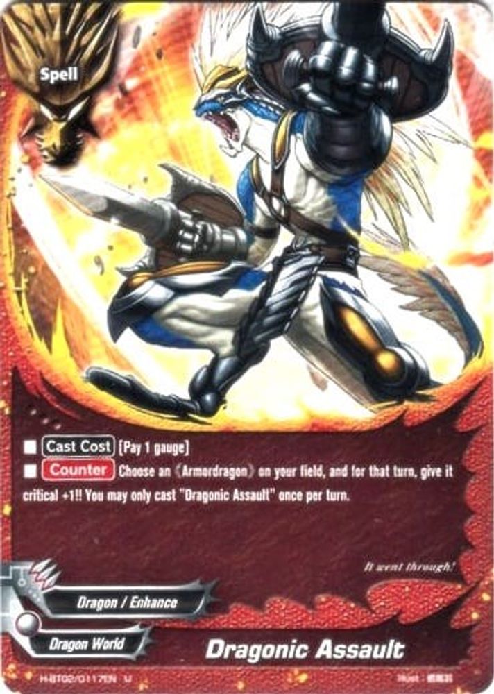 Dragonic Assault, Foil, front