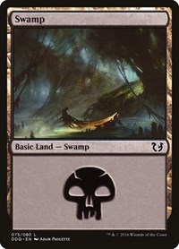 Swamp (075), Duel Decks: Blessed vs. Cursed