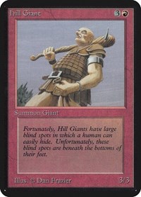 Hill Giant, Alpha Edition