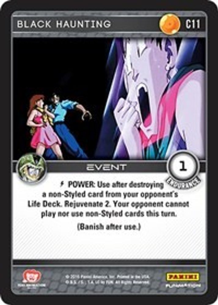 Black Haunting, Standard, front