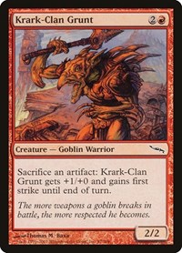 Krark-Clan Grunt, Mirrodin