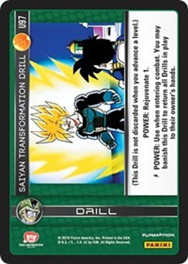 Saiyan Transformation Drill, Standard, front