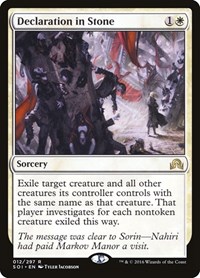 Declaration in Stone, Shadows over Innistrad