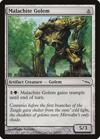 Malachite Golem, Mirrodin