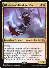 Olivia, Mobilized for War, Shadows over Innistrad