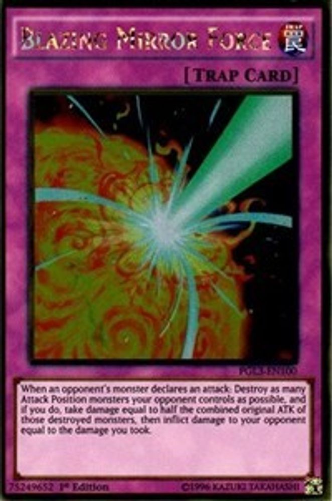 Blazing Mirror Force, 1st-edition, front