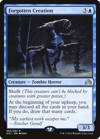 Forgotten Creation, Shadows over Innistrad