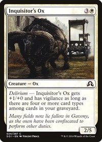 Inquisitor's Ox, Shadows over Innistrad