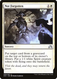 Not Forgotten, Shadows over Innistrad
