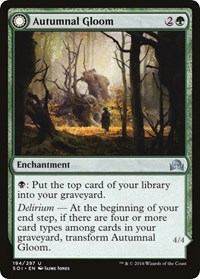 Autumnal Gloom, Shadows over Innistrad