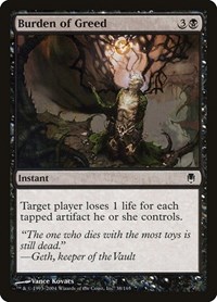 Burden of Greed, Darksteel