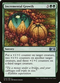 Incremental Growth, Welcome Deck 2016