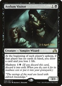 Asylum Visitor, Prerelease Cards