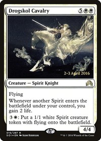 Drogskol Cavalry, Prerelease Cards