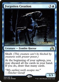 Forgotten Creation, Prerelease Cards