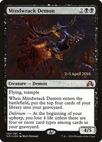 Mindwrack Demon, Prerelease Cards