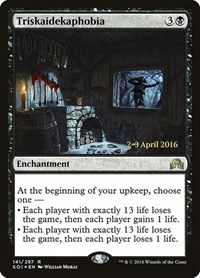 Triskaidekaphobia, Prerelease Cards