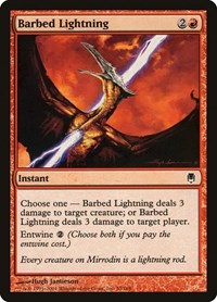 Barbed Lightning, Darksteel